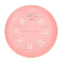 ست غذاخوري 5 تکه طرح خرگوش رنگ صورتی سواوینکس Suavinex