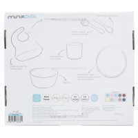 ست ظرف غذا 6 تیکه رنگ کرمی minik oioi