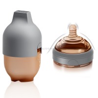 شيشه شير 160 ميل رنگ طوسی هی اور شی Heorshe