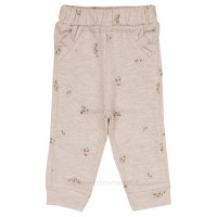 شلوار تمام چاپ طرح فندق رنگ کرم نیلی Nili