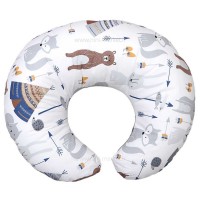 بالش c شکل چند کاره طرح روباه رنگ سفید بی بیبی Bi Baby