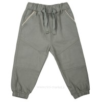 شلوار کتان دمپاکش رنگ سبز پاپو Papo