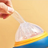 شیرخوری دسته دار 180 میل رنگ سرمه ای نارنجی رووکو Rovco