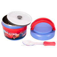 ظرف غذا داخل استيل طرح ماشين رنگ قرمز برند خارجي