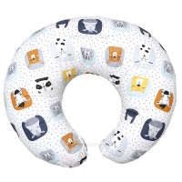 بالش c شکل چند کاره طرح استیکر حیوانات رنگ سفید بی بیبی Bi Baby