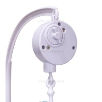 آویز تخت موزیکال طرح گورخر و جوجه آبی سانوزی Sunnozy