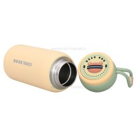 فلاسک آب 380 ميل رنگ زرد لیودو Liuduo