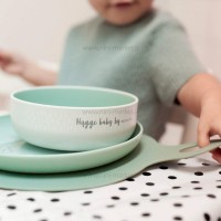 ست غذاخوري 5 تکه طرح خرگوش رنگ سبز سواوینکس Suavinex