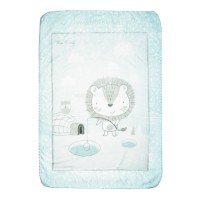 پتو 80*110 طرح شیر رنگ سبز کیکابو Kikkaboo