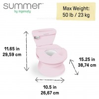 توالت فرنگی آموزشی رنگ صورتی summer