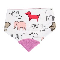 پیشبند دندانگیر دار طرح حیوانات بی بی فور لایف Baby4life