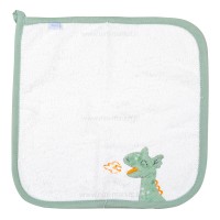ست حوله 5 تیکه طرح دایناسور رنگ سفید سبز پاپو Papo