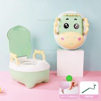 توالت آموزشی طرح گاو شاخدار رنگ سبز برند خارجی