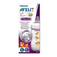 شیشه شیر نچرال 260 میل طرح ببر اونت AVENT