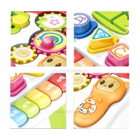 واکر موزیکال دو کاره کد 5218 رنگ سفید قرمز