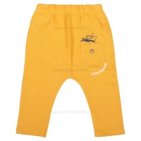 ست دوتکه بلوز و شلوار راه راه و حیوانات رنگ سفید و زرد رابو Raboo