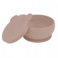 ست ظرف غذا تمام سیلیکونی 4 تکه کرم مینیک اوی‌اوی MinikOiOi