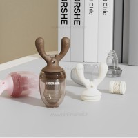 پستانک میوه‌خوری طرح شاخ گوزن رنگ سفید هی‌اورشی Heorshe