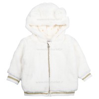 سویشرت تدی دخترانه طرح ساده رنگ سفید