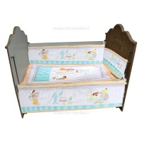 سرویس رو تختی 7 تیکه طرح سگ و روباه پلی گرو Play Gro