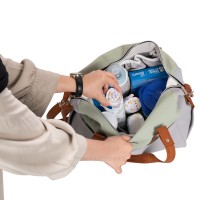 ساک لوازم دوشی رنگ طوسی- سبز دیور Dior