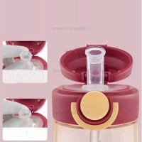 لیوان نی دار 380 میل رنگ آبی بیبی سیل Babisil