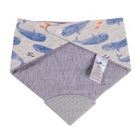 پیشبند دندانگیر دار طرح نهنگ بی بی فور لایف Baby4life