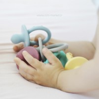 دندان گیر طرح پستانک رنگ طوسی مینیک اوی اوی Minik oioi