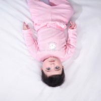 شلوار طرح لاولی رنگ صورتی نیلی Nili