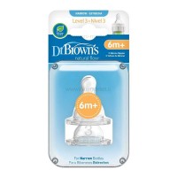 سرشیشه باریک سایز 6+ ماه کد 332 دکتر براون Dr.browns