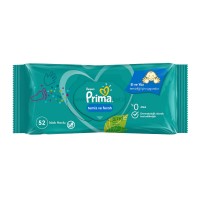 دستمال مرطوب 52 عددي سبز پريما prima