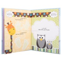 آلبوم خاطرات سالهاي کودکي من طرح لک لک رنگ آبي  ال پی کیدز Lp kids