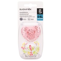 پستانک دوعددی ارتودنسی 0_6ماه طرح طوطی و ببر سواوینکس SUAVINEX