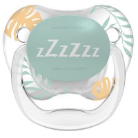 پستانک تکی طرح خواب Z رنگ سبز سایز 6-18 ماه دکتر براونز Drbrown (فاقد جعبه)