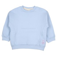 بلوز شلوار طرح گل لاله رنگ آبی رابو Raboo