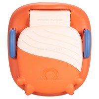 توالت آموزشی طرح گاو رنگ نارنجی سرمه ای بیبی هود Baby Hood