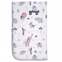 زیرانداز تعویض طرح حیوانات سایز کوچک رنگ طوسی ایسیز