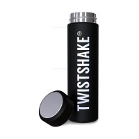 فلاسک آب رنگ مشکی تویست شیک Twistshake ظرفیت ۴۲۰ میلی لیتر