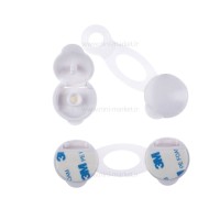 قفل چند منظوره دکمه ای بزرگ رنگ سفید نینو Ninno