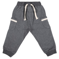 بلوز شلوار پسرانه طرح سگ رنگ طوسی سفید ایندیگو Indigo