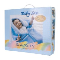 پتو اسپانیایی طرح دار رنگ آبی