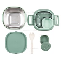 ظرف غذا داخل استیل رنگ سبز چائوژنمی CHaozhenmei