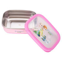 ظرف غذا داخل استيل طرح فروزن رنگ صورتي برند خارجي