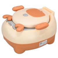 توالت آموزشي طرح گوزن رنگ کرم قهوه ای خارجی