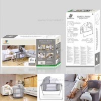 گهواره برقي و تخت کنار مادر رنگ طوسي ماستلا Mastela