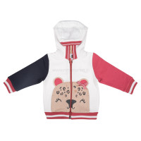 سه تیکه دخترانه طرح پلنگ رنگ کرم سفید ایندیگو Indigo