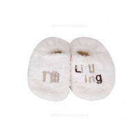 ست حوله 5 تیکه طرح خرس و تاج کرمی مادرکر mothercare