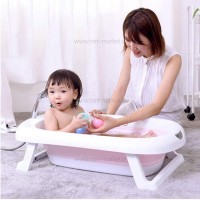 وان حمام آکاردئونی یا تاشو رنگ صورتی رووکو Rovco