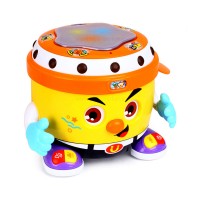 طبل آموزشی موزیکال چراغدار 6107 هولی تویز Huile Toys