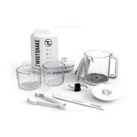 غذاساز کودک 6 کاره رنگ سفید تویست شیک Twistshake